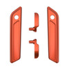 Color Matched Saddlebag Lid Lever & Latch Cover Set Kit For 2014-2023 Harley Touring