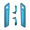 Color Matched Saddlebag Lid Lever & Latch Cover Set Kit For 2014-2023 Harley Touring