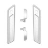 Color Matched Saddlebag Lid Lever & Latch Cover Set Kit For 2014-2023 Harley Touring