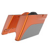 Road King Style Two Tone 4.5'' Stretched Saddlebag Bottoms for 2014-2023 Harley Davidson Touring
