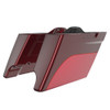 Road King Style Two Tone 4.5'' Stretched Saddlebag Bottoms for 2014-2023 Harley Davidson Touring