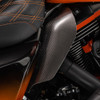 Carbon Fiber MID-FRAME AIR DEFLECTORS HEAT SHIELD FOR '09-'25 HARLEY DAVIDSON TOURING