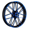 Advanblack Blazer 21 inch Color Front Wheels for '09Up Harley Tourings