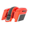 Color Matched stretched Bags, Lids Black Latch Hardware for '23.5Up Harley Touring CVO & '24Up Street Glide, Road Glide