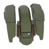 Color Matched stretched Bags, Lids Black Latch Hardware for '23.5Up Harley Touring CVO & '24Up Street Glide, Road Glide