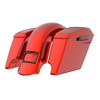 Color Matched stretched Bags, Lids Black Latch Hardware for '23.5Up Harley Touring CVO & '24Up Street Glide, Road Glide