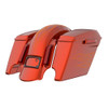 Color Matched stretched Bags, Lids Black Latch Hardware for '23.5Up Harley Touring CVO & '24Up Street Glide, Road Glide