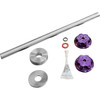 Paul Yaffe Bagger Nation #PYO:YHTR-18L-PR - Axle Cover Kit - Y-Axle Rod - Front - Standard/Turret - Purple