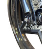 Paul Yaffe Bagger Nation #PYO:YAXLE-07-HT-BK - Y-Axle with Turret Style Axle Cover Kit - Custom - Front - Black - 1"