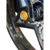 Paul Yaffe Bagger Nation #PYO:YAXLE-08-HT-GD - Y-Axle with Turret Style Axle Cover Kit - Custom - Front - Gold - 25 mm