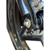 Paul Yaffe Bagger Nation #PYO:YAXLE-07-TP-CP - Y-Axle with 12 Point Style Axle Cover Kit - Custom - Front - Chrome - 1"