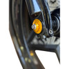 Paul Yaffe Bagger Nation #PYO:YAXLE-07-TP-GD - Y-Axle with 12 Point Style Axle Cover Kit - Custom - Front - Gold - 1"
