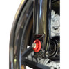 Paul Yaffe Bagger Nation #PYO:YAXLE-07-TP-RD - Y-Axle with 12 Point Style Axle Cover Kit - Custom - Front - Red - 1"