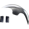 Paul Yaffe Bagger Nation #PYO:CAFE-OEM-M8ST-S - Cafe Front Fender - OEM 19" Wheel - With Satin Finish Fork Adapters - HD