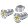 Paul Yaffe Bagger Nation #PYO:BOLTS-DRL-C - Lightning Bolts - Amber/White - Chrome