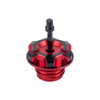 Axion Billet Aluminum Fuel Tank Gas Cap with Vent Hose for Harley Touring & Softail