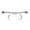 Chrome ProTek Front Performance High Way Peg One Step Crash Bar for Harley Touring