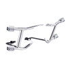 Chrome ProTek Rear Performance Crash Bar Saddlebags Guards for '14-'26 Harley Touring