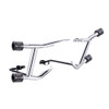 Chrome ProTek Rear Performance Crash Bar Saddlebags Guards for '14-'26 Harley Touring