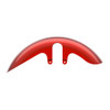 Shorty Performance 18" Wide Fat Tire Front Fender for 23.5Up Harley Touring Models