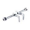 Chrome ProTek Performance Rear Crash Bar with Sliders for Harley M8 Softail