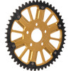 Supersprox #RST-7080:53-GLD - Stealth Rear Sprocket - 53 Tooth - Black/Gold - Big Twin/Sportster