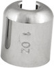 K&L #32-7094 - Spoked Wheel Weights Chrome 1 OZ 10/PK