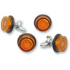 Chris Products #CH4A - License Plate Reflectors - 4 Pack - Amber