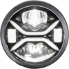 Koso #GA030100 - 7" Zenith LED Headligh H4 Plug