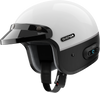 Sena #SURGE-GWMB00L3 - Surge Open Face Helmet W/Mesh Glossy White/Matte Black LG
