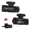 DS18 EAGLE-F3 - 4K Triple Dash Camera with Front, In-Cabin and Rear Cameras, Wi-Fi, GPS and 3.16” IPS Display