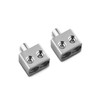 DS18 DPIV1/0 - Dual 1/0-GA to 1/0-GA Amp Input Reducers with Offset Stub