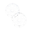 Diamond Audio HXM65FWW - 6.5" Flush Mount Speaker Grills - Pair (White) - HXM65FWW