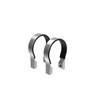 Diamond Audio CL10S - 1.0" Clamp Ring, 4 pcs, Silver - CL10S