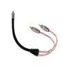 DS18 HQRCA-1F2MBK - Level 3 RCA 100% Copper OFC Y Connector 1 FEMALE to 2 MALE - BLACK - RED