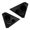 DS18 SLG-FKP6V2 - Polaris Slingshot Front Kick Empty Panel Pods With Digital LED Lights fits 2 x 6.5" Speakers and 2 x 3.8" Bullet Tweeters | 2015 - Current