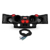 DS18 JK-SBAR/BK.HT - Jeep JK/JKU Overhead Sound Bar System Fits 4 X 8" Speakers (Not included) 4 X Tweeters PRO-TW4L and 2 X Drivers PRO-DRNSC1.5 and Harness Included- Black