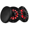DS18 NXL-10/BK - NXL 10" 2-Way Coaxial Marine Speaker with LED RGB Lights | 200W RMS 4-Ohm