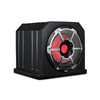 DS18 NXL-10SUBLD/W - Dual 10" Marine Subwoofer Enclosure with 10" Passive Radiator and LED RGB Lights 350 Watts Rms 4-Ohm (NXL-10SUB Included)