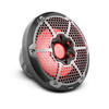 DS18 CF-10SUB - NXL 10" Marine Subwoofer With LED RGB Lights 300 Watts Rms SVC 4-Ohm -Black Carbon Fiber