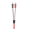 Cerwin Vega RV3 - 3Ft 2-Channel Dual Twisted RCA Cable w/Dual Molded Ends - RV3