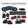 DS18 ULTIMATE JT GLADIATOR - Jeep JT Gladiator 2019–2023 Ultimate Package – Loaded Sound Bar, Door Panels, Subwoofers & Amplifiers