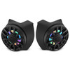 DS18 CA-X3RBP6LD - Can-Am Maverick X3 Rear B-Pillar Speaker Pods Loaded with (2) NXL-IQ6/BK Coaxial Speakers with LED Lights