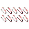 DS18 R1F2M.10PK - Level 2 RCA 100% Copper OFC Y Connector 1 FEMALE to 2 MALE - 10 Pack