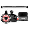 DS18 BRO-TUBE/BK + NXL-X8TPNEO/BK + ION700.2D - Bronco 6th Gen Mounting Tube Bundle with 8" Marine Tower Speakers with RGB LED Lights and Amplifier
