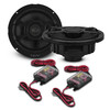 DS18 NVY-6GFMTO-N4 - 6.5" Component Speakers with Water-Resistant Glass Fiber Cone & Neodymium Magnet | 120W RMS 4-Ohm