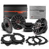 DS18 PKG-G669 - Car Audio Bundle: 6.5" & 6x9" Coaxial Speakers with OEM Speaker Adapters, Amplifier, and Wiring Kit