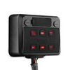 DS18 ENSBTRC-SQ - Marine And Powersports Waterproof Receiver Enclosure with Bluetooth, AUX Input, USB Player and Controls