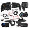 DS18 CAN-AM X3 Package Stage 4 - Can-Am Maverick X3 Stage 4 - Dash Speaker Panels, 8" Tower Speakers, 12” Subwoofer, Amplifier, Bluetooth Radio & LED Lights