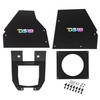 DS18 CA-X3DASHDN - Can-Am Maverick X3 Lower Bracket Kit for MRX150 Head-Unit with Center Console Covers and LED Badges
